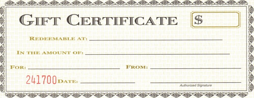 generic gift certificates print free fresh 18 gift certificate